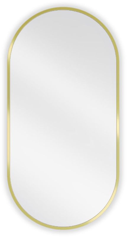 Lustro łazienkowe Mexen Loft złote 80x40 cm 1 szt.