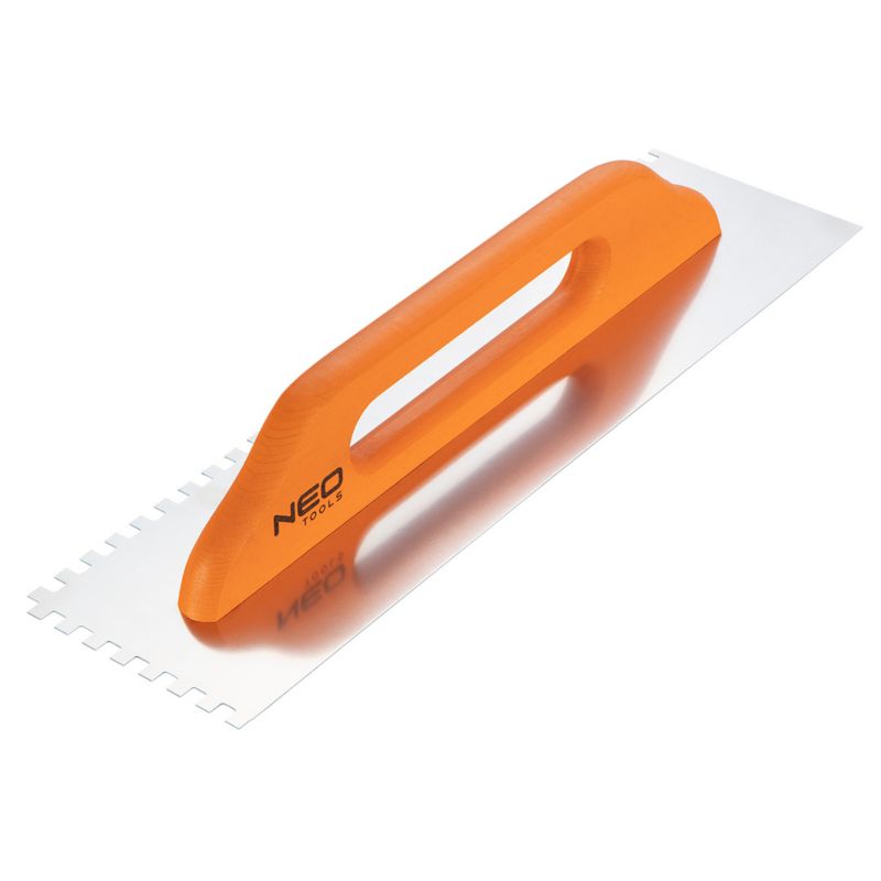 Paca z zębami NEO TOOLS 480 x 128 mm, ząb 8 x 8 x 8 mm, uchwyt drewniany 1 szt.