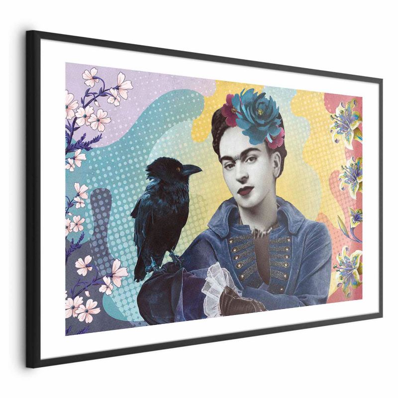 Plakat Artgeist Totemiczna Frida 30x21 cm z ramą czarną 1 szt