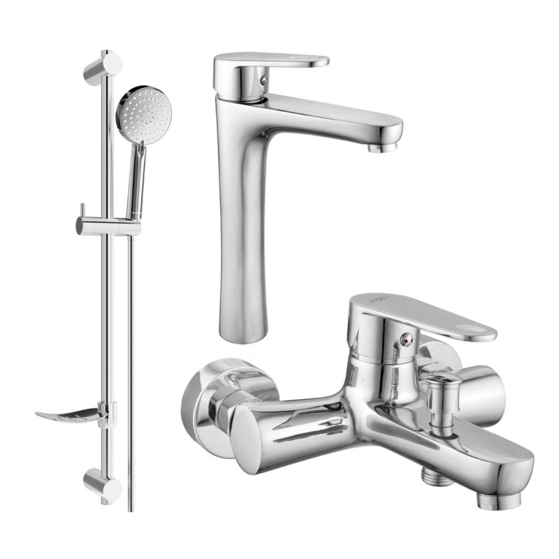 Zestaw wannowy Mexen Kama chrom 72513DF75-00 1 szt.
