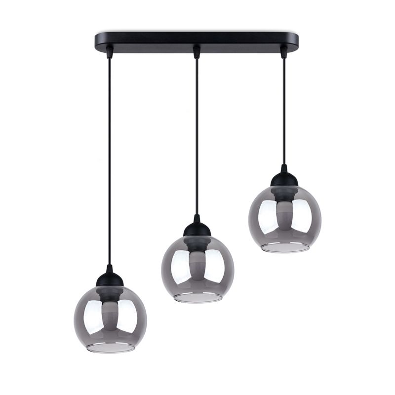 Lampa wisząca Sollux Lighting ALINO 3 czarna 1 szt.