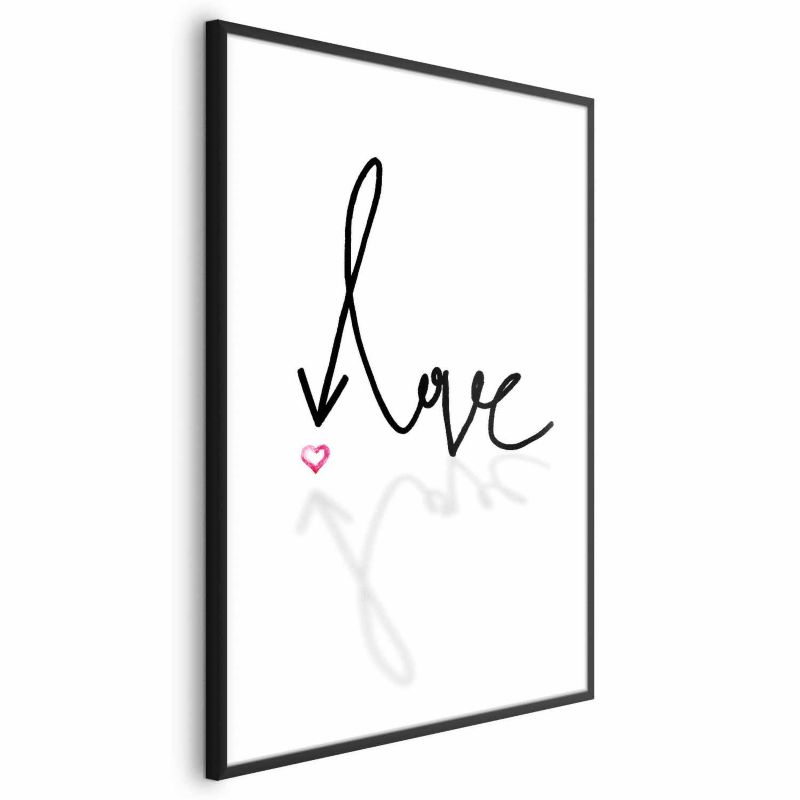 Plakat Artgeist To jest miłość 21x30 cm z ramą czarną 1 szt