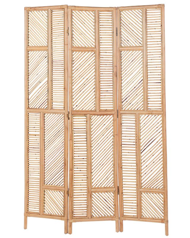 3-panelowy parawan pokojowy Lamezia Jasne drewno 1 szt.