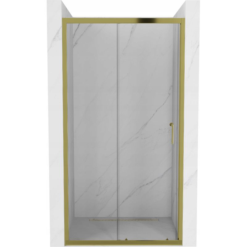 Drzwi prysznicowe Mexen Apia transparentne złote 105x190 cm 1 szt.
