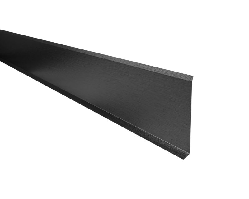 Listwa przypodłogowa F Lambro cokół stalowy czarny matowy 10cm x 270cm 1 szt.