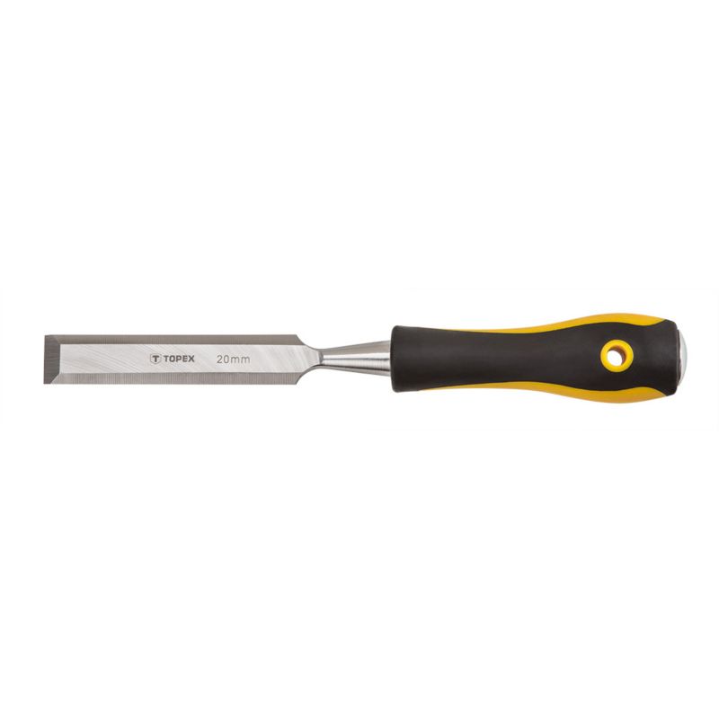 Dłuto TOPEX 20 mm, dwumateriałowy uchwyt, CrV 1 szt