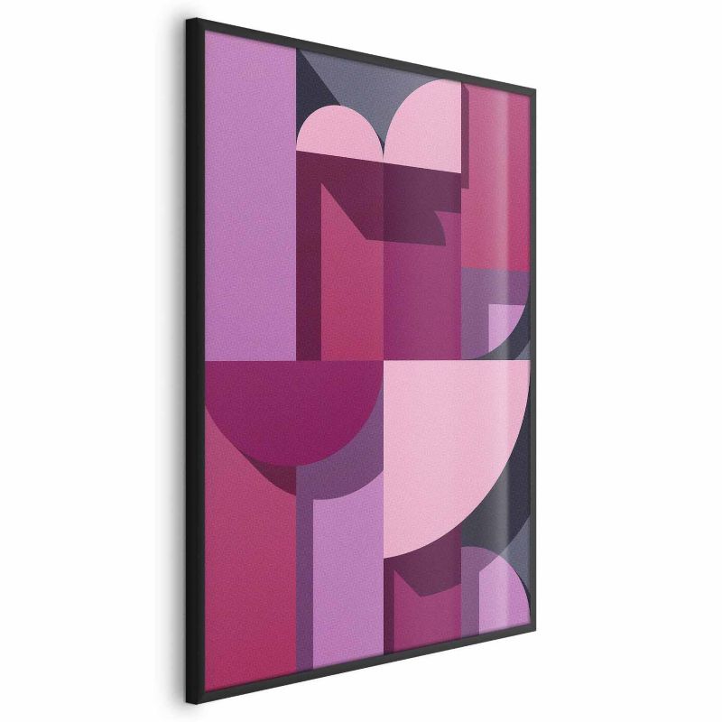 Plakat Artgeist Abstrakcyjne home 21x30 cm z ramą czarną 1 szt