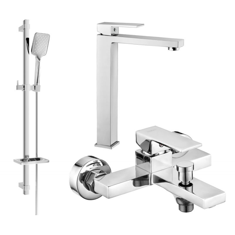 Zestaw wannowy Mexen Uno chrom 71413DQ62-00 1 szt.