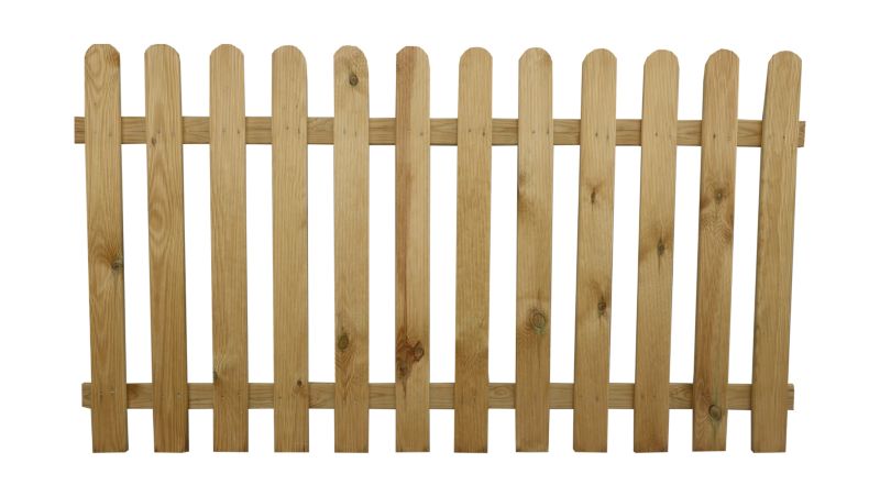 Płot sztachetowy gładki Roma 180/80 cm 1szt.