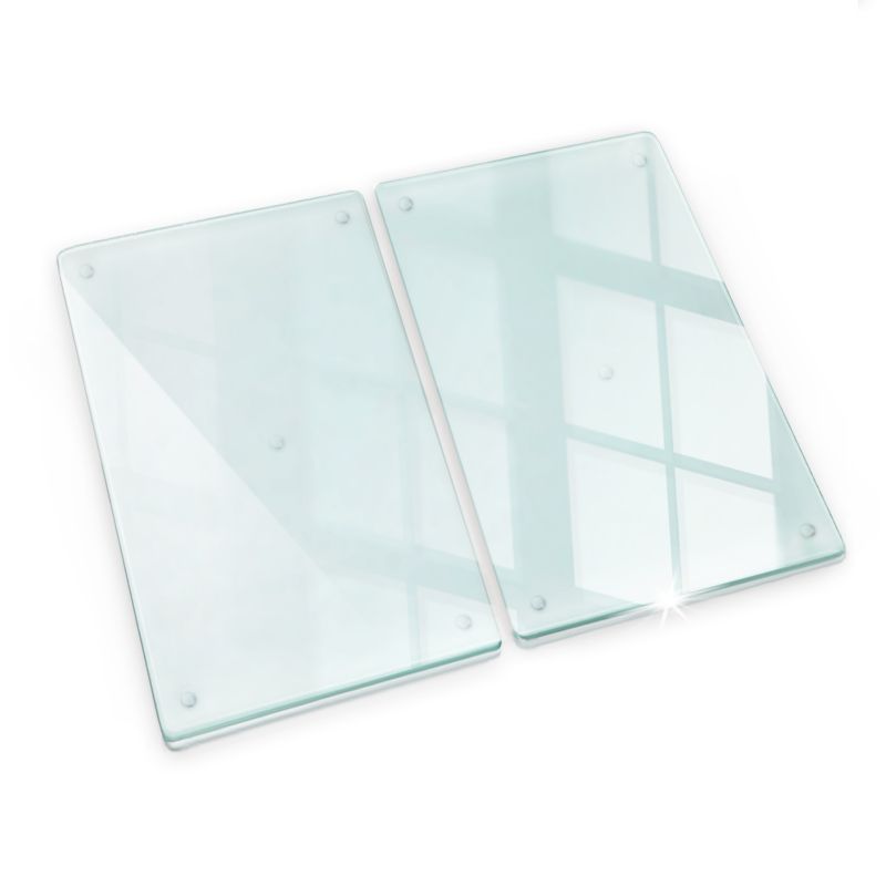Deska szklana transparentna Tulup 2x30x52 cm 2 szt.