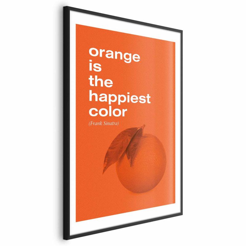 Plakat Artgeist The Happiest Colour 40x60 cm z ramą czarną 1 szt