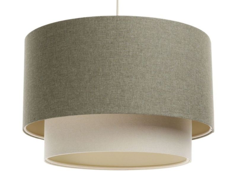 Lampa Bps Koncept wisząca ERUTAN DOUBLE 40 zielona/kremowa 1 szt