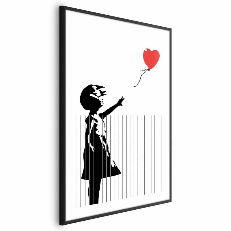 Plakat Artgeist Pocięty Banksy 29,7x42 cm z ramą czarną 1 szt