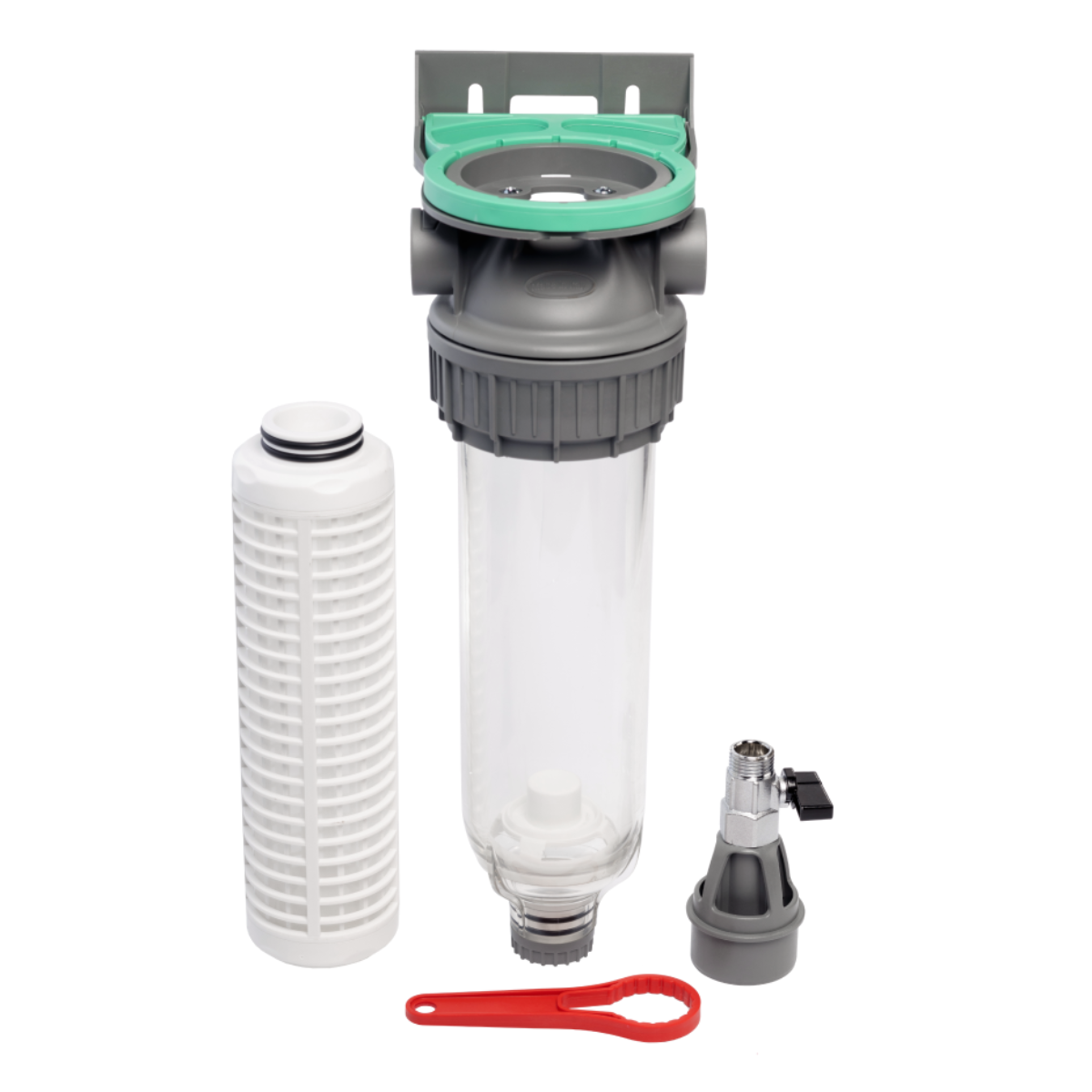 Ecosoft obudowa filtra 3P ECO 9" ¾ z zaworem Venturiego i odpływem 1".