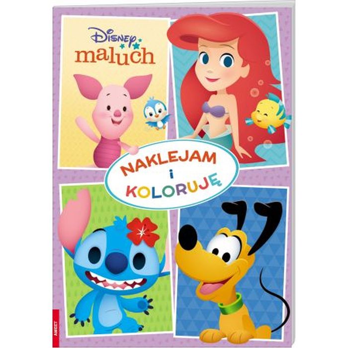 DISNEY MALUCH. NAKLEJAM I KOLORUJĘ