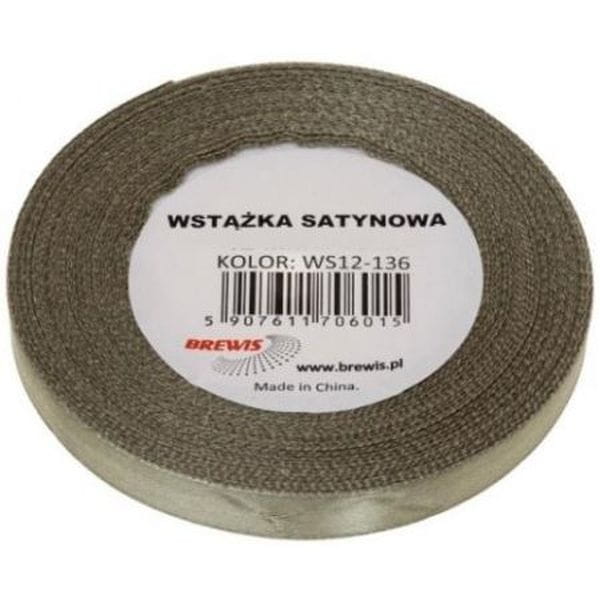 Wstążka satynowa 38mm/32m 136 khaki