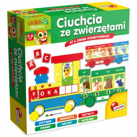 Gra -Ciuchcia ze zwierzętami, Carotina, Lisciani
