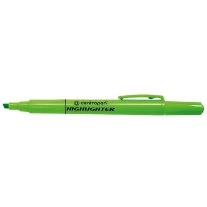 Cienki zakreślacz Centropen 'Highlighter 8722' ZIELONY