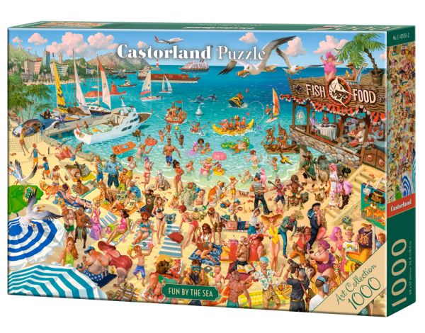 Puzzle 1000 el. C-105151-2 Fun by the Sea (Art Collection)