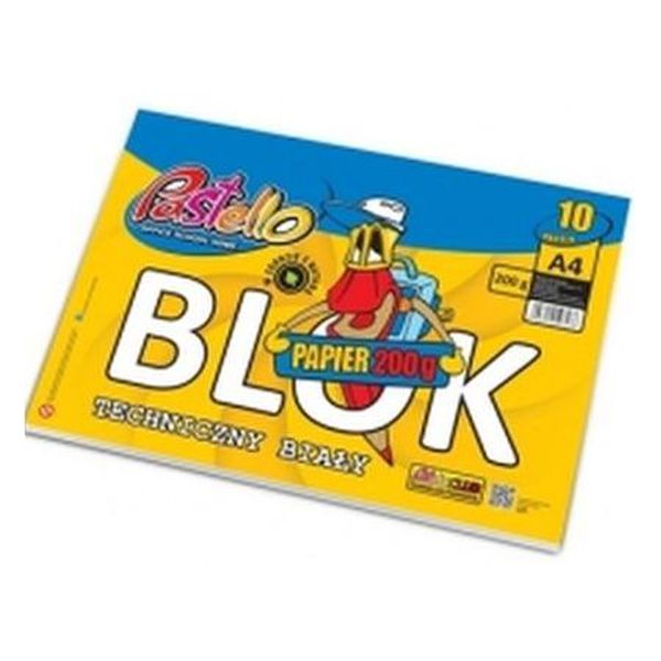 BLOK A4 TECH 10K 200G BIAŁY