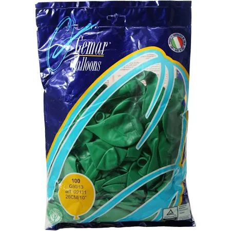 BALONY PASTEL 10 CIEMNOZIELONY 100SZTUK