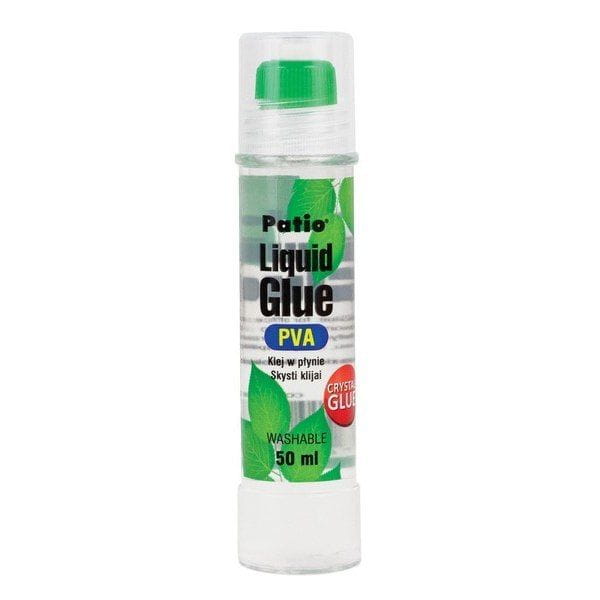 KLEJ W PŁYNIE CRYSTAL GLUE 50 ML Z APLIKATOREM - PVA - DISPLAY /24/