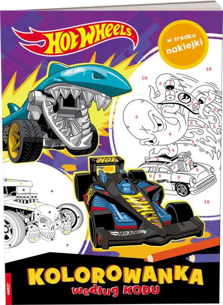 HOT WHEELS KOLOROWANKA WG KODU