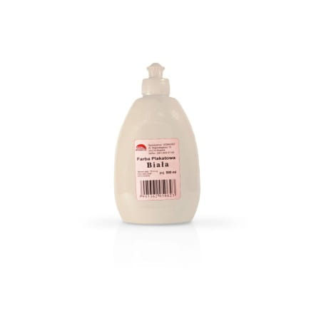 Farba plakatowa 500ml biała