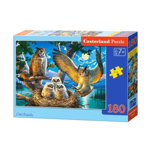 Puzzle 180 el. OWL FAMILY