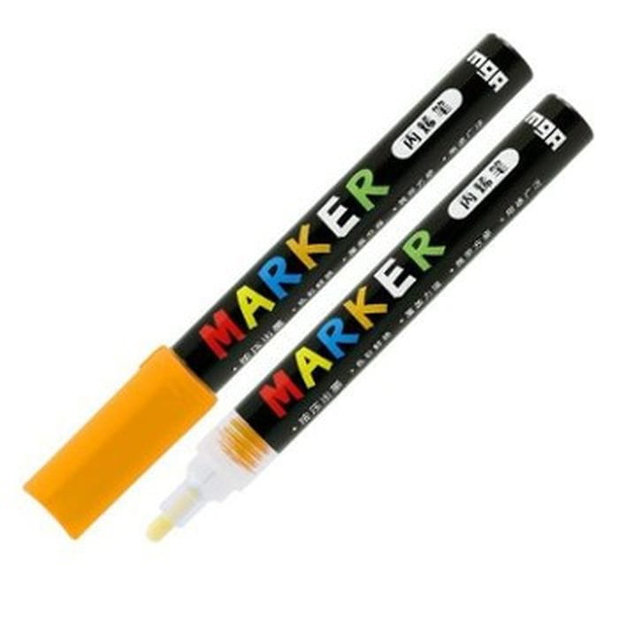 Marker akrylowy 1-2 mm, pomarańczowy, MG