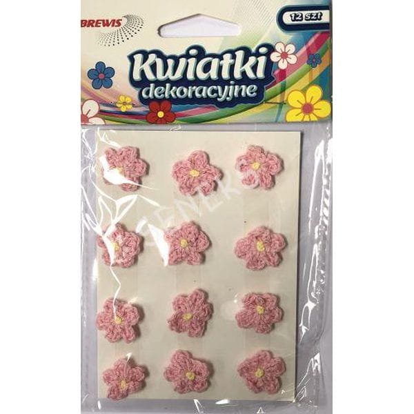 KWIATKI 18MM ŻÓŁTE