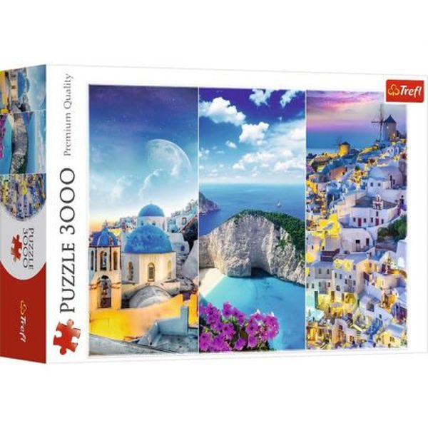 Puzzle 3000 el. Greckie Wakacje Trefl