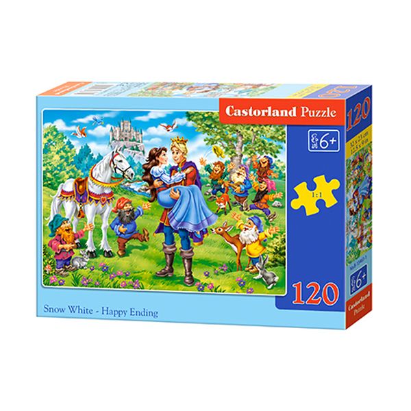 Castorland Puzzle 120 el. B-13463-1 Snow White - Happy Ending