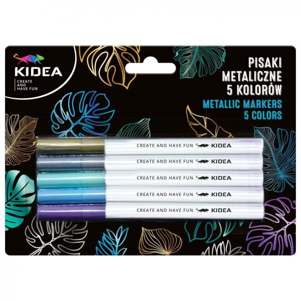 Kidea Pisaki Metaliczne 5 kolorów