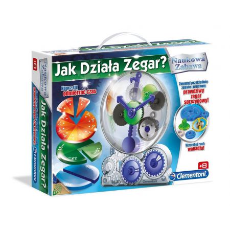 Clementoni Jak działa Zegar Naukowa Zabawa