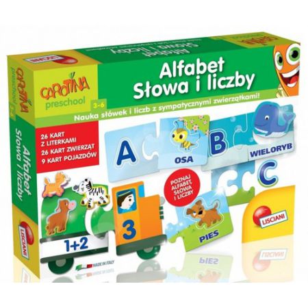 Alfabet Słowa i Liczby Carotina Lisciani