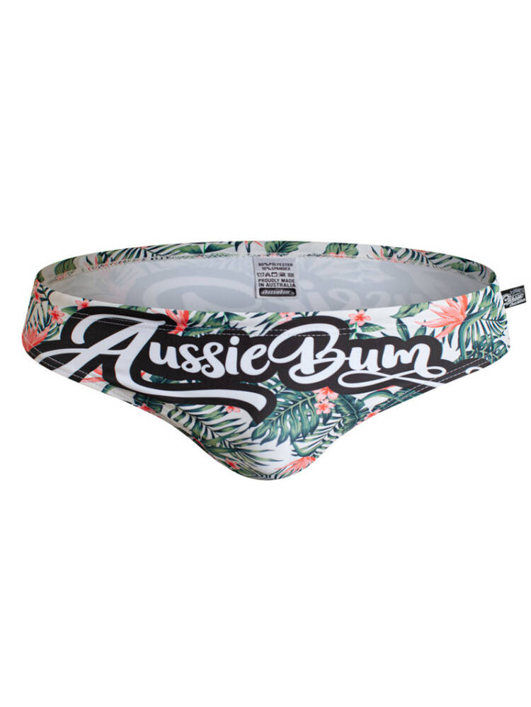 Kąpielówki męskie slipy w graficzny wzór | Wielokolorowe | Signature Paradise | AussieBum