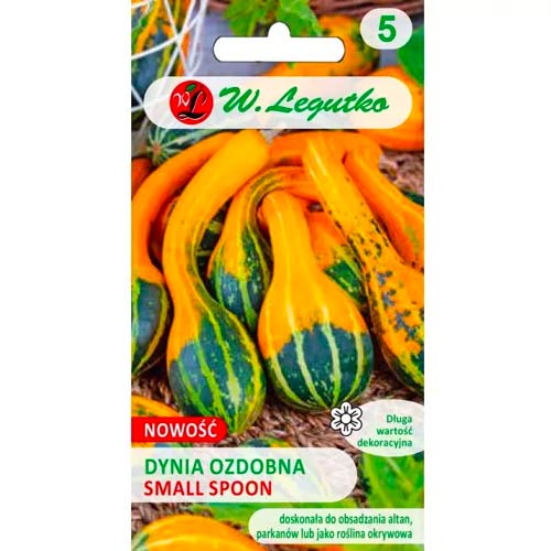 1 szt, Dynia ozdobna Small Spoon - Nasiona: Ilość w opakowaniu: 1 g