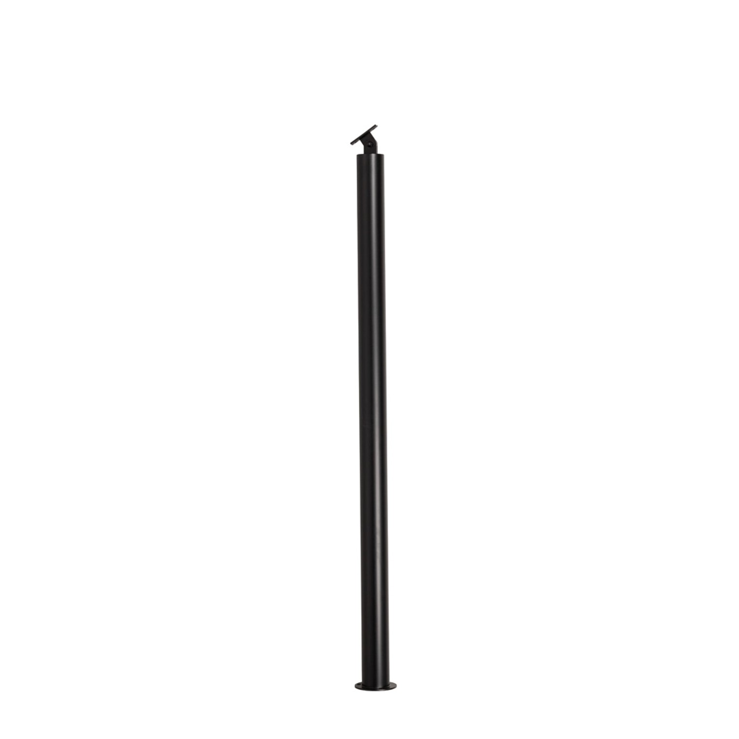 Kornik Słupek okrągły poziomy nierdzewny śr. 80 mm dł. 1000 mm czarny