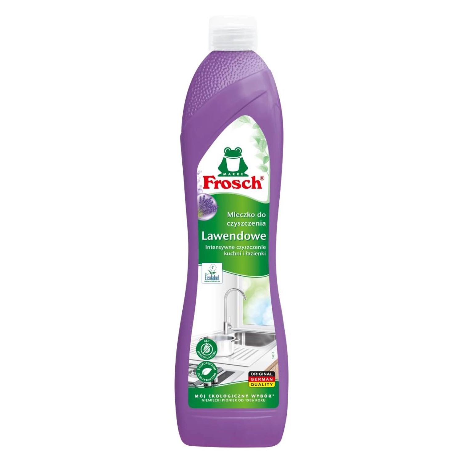 Frosch Mleczko do szorowania lawendowe 500 ml
