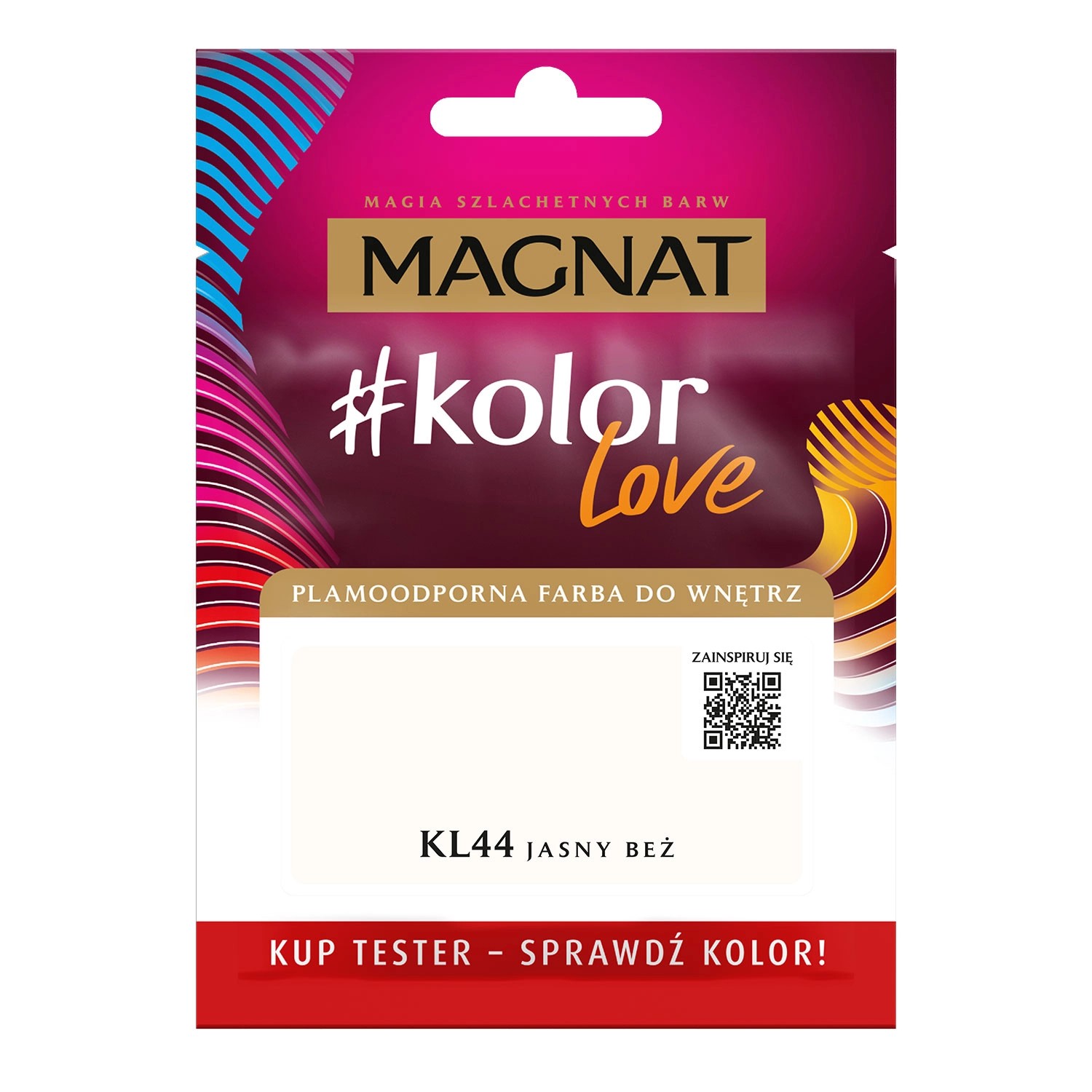 Tester farby Magnat KolorLove jasny beż 25ml