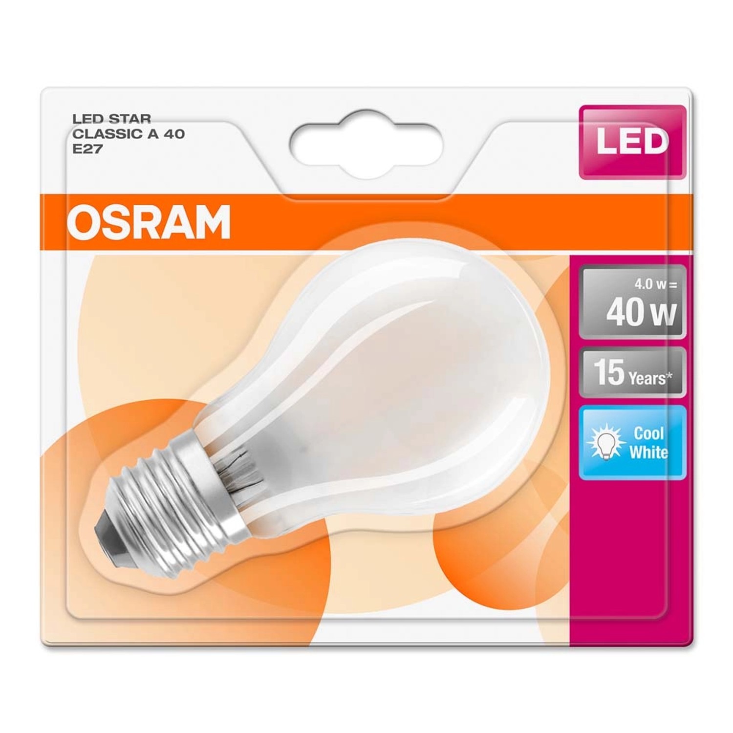 Żarówka LED STAR CLASSIC A40 4W E27 470 lm 4000K