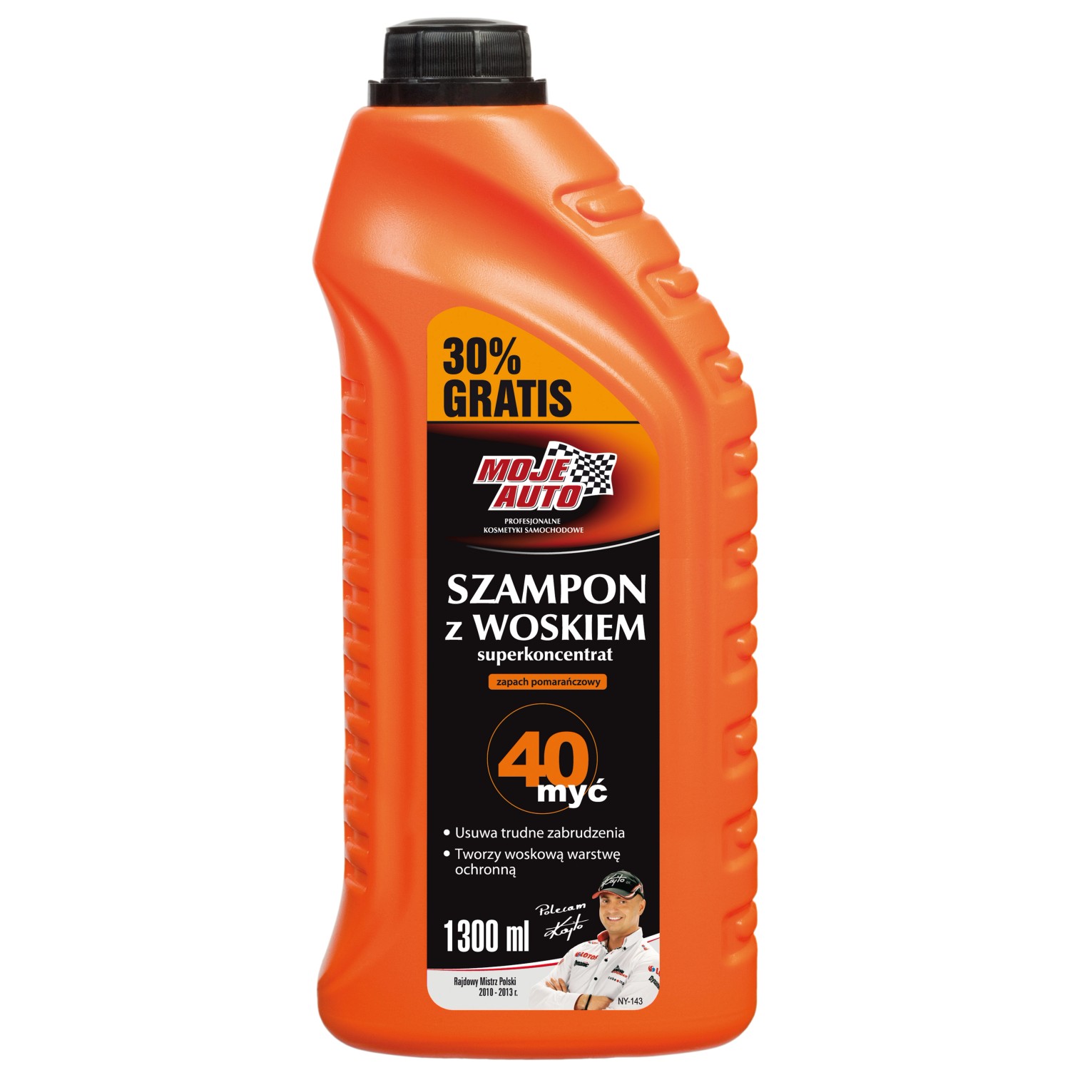 Moje Auto Szampon samochodowy z woskiem 1l+30% gratis