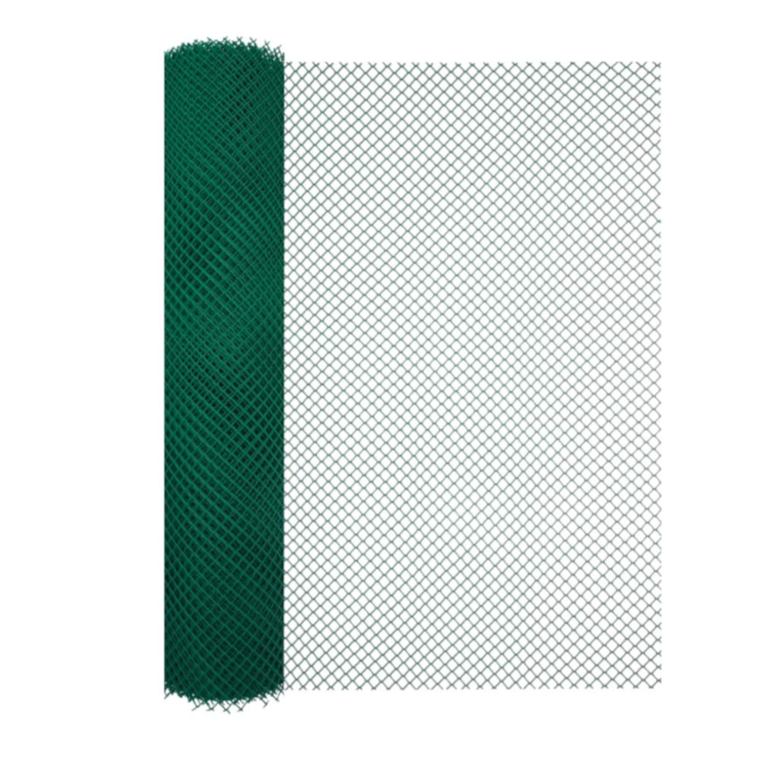 Siatka plastikowa 450g/m2 ocz. 20 x 20 mm, zielona - 1 x 10 m