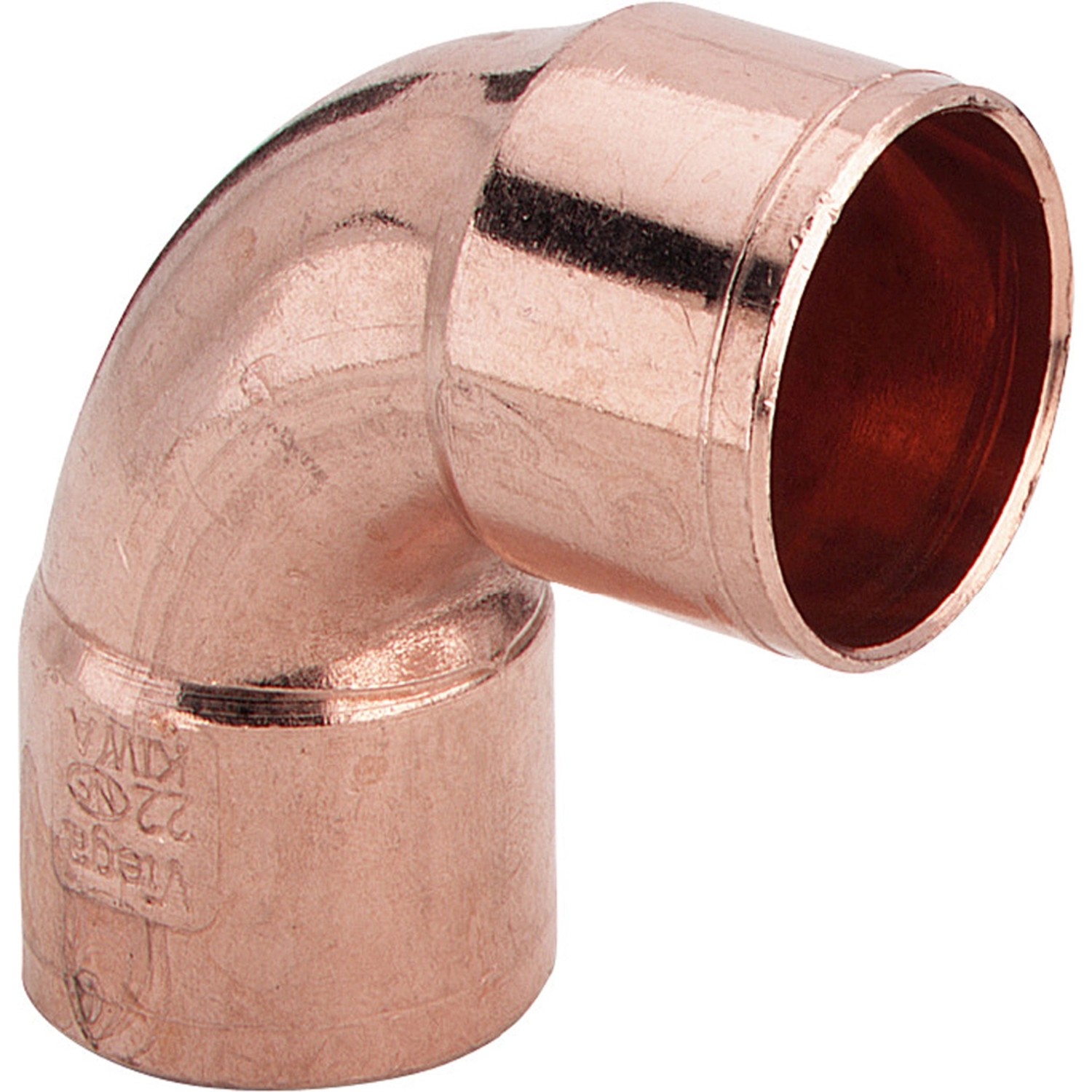 Kolano LW/LW 28mm miedź
