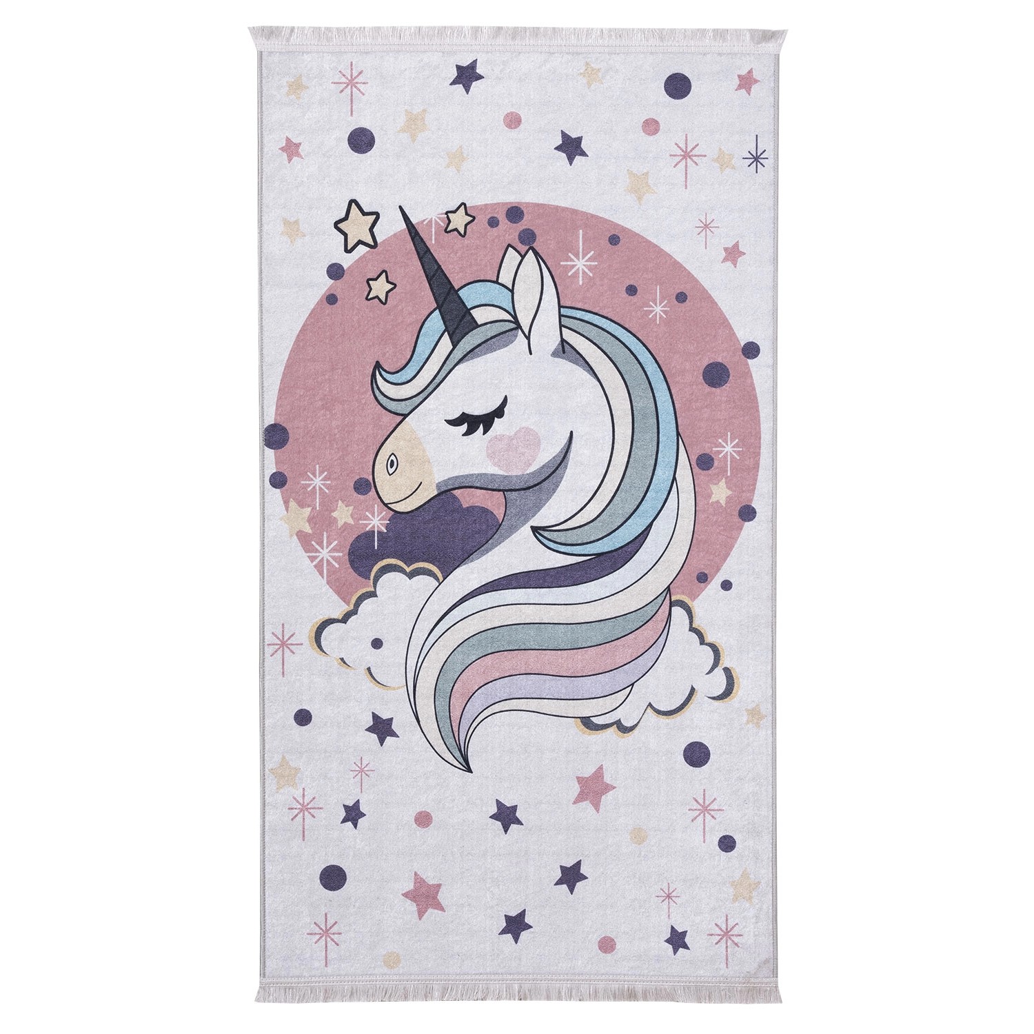 Dywan dziecięcy UNICORN 80 x 140 cm multikolor