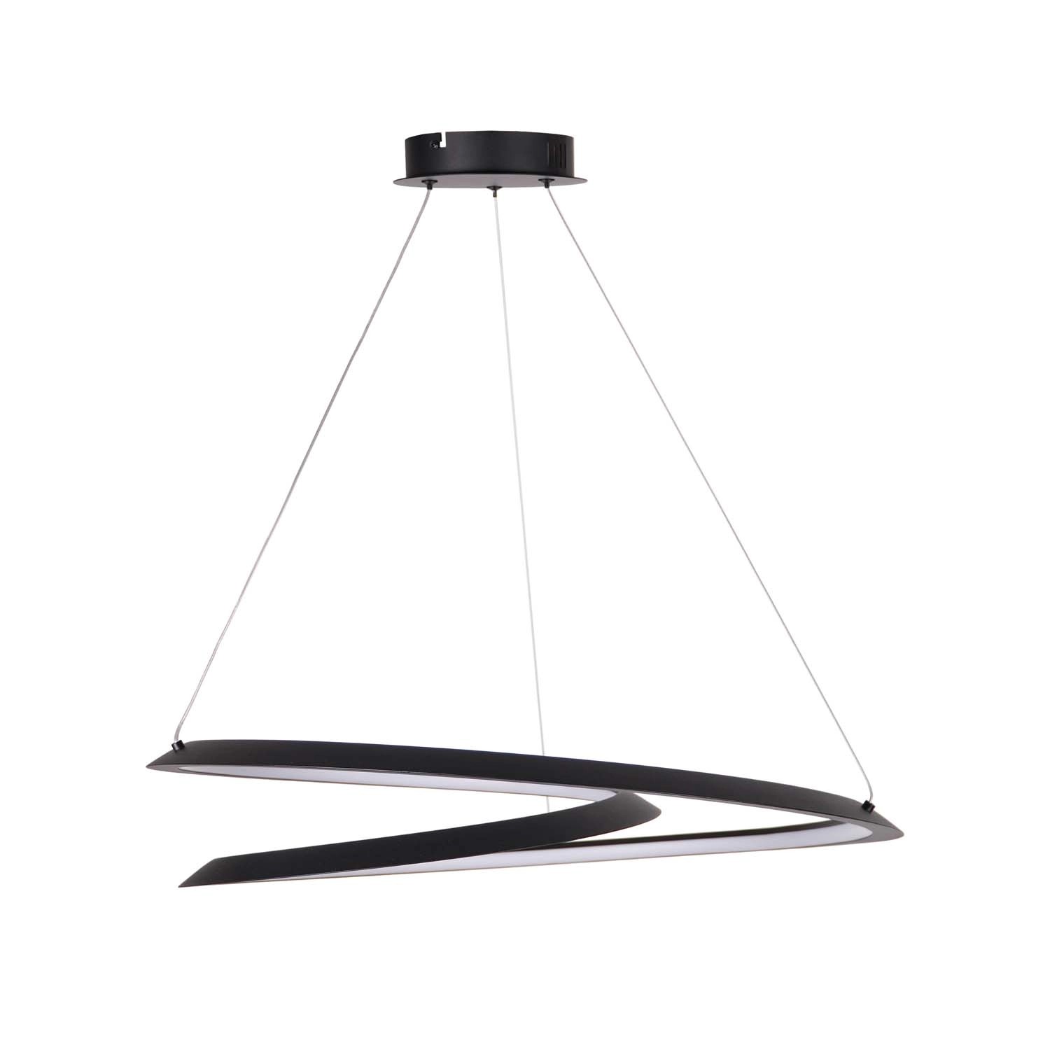 GoldLux Lampa wisząca LED TANGO 44W 4000K 5300lm czarna