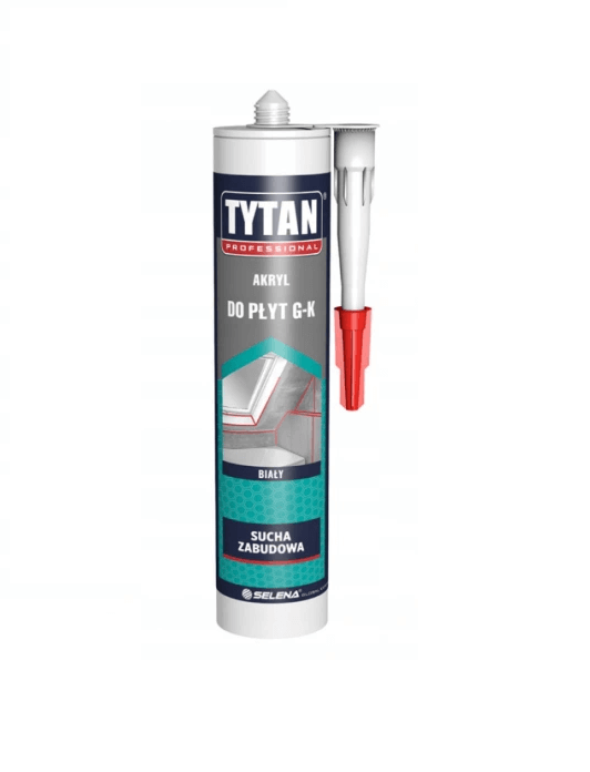 TYTAN AKRYL DO PŁYT G-K BIAŁY 280ML