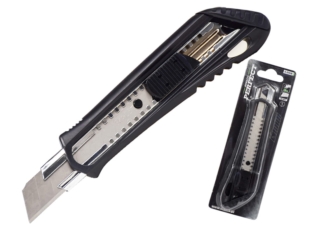 STALCO NÓŻ Z OSTRZEM ŁAMANYM 18MM TYP S-67416