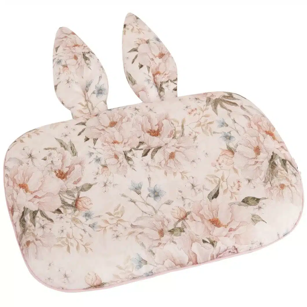 Bambusowa poduszka Z USZAMI Peonie Cream SM